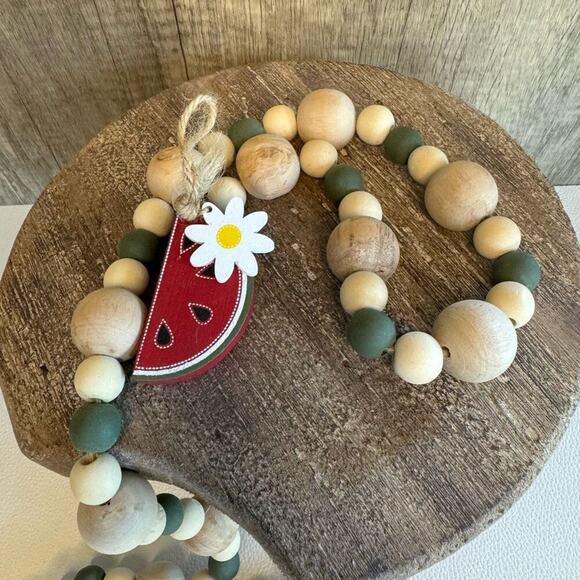 Watermelon Garland Summer Fruit Decor Kitchen FAST SHIP NEW - Picture 2 of 6